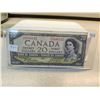 Image 1 : 1954 Canada $20 twenty dollar bill devil's face