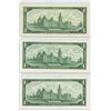 Image 2 : Lot of 3 Canada $1.00 one dollar centennial bills