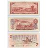 Image 2 : 1954, 1974, 1986 Canada $2.00 two dollar bills
