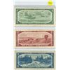 Image 2 : 1954 Canadian $1.00, $2.00 & $5.00 bills