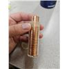 Image 1 : Full roll of 1962 Canadian pennies