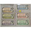 Image 2 : 1954 collection - $1, $2, $5, $10, $20, $50
