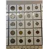 Image 3 : 3 full sheets (60 coins) of foreign coinagemany countries
