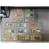 Image 1 : 4 full sheets (15) foreign bills many countries