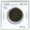 Image 1 : 1906 Canadian Large Cent. EF-40. Nice.
