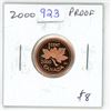 Image 1 : 2000 Canadian Small Cent. Proof with Ultra Heavy Cameo.