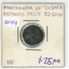 Image 1 : Judea. Antonius Felix, Roman Procurator of Judea (52 – 60 AD). This top Roman official put 