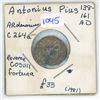 Image 1 : Ancient Rome. Emperor Antonius Pius (138 – 161 AD). Silver Denarius. Reverse depicts Fortun