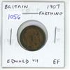Image 1 : Great Britain. 1907 Farthing. Edward VII. EF.