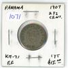 Image 1 : Panama. 1907 2 ½ Cents. (half of nickel). One Year Type. EF.