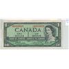 Image 1 : 1954 Modified Portrait $1 Replacement note. Beattie-Rasminsky signatures. *B/M Replacement Prefix. B