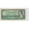 Image 1 : 1954 Modified Portrait $1 Replacement note. Beattie-Rasminsky signatures. *S/O Replacement Prefix. B