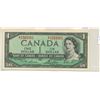 Image 1 : 1954 Modified Portrait $1. Lawson-Bouey signatures. Z/F Prefix. BC-37d. VF-30.
