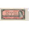 Image 1 : 1954 Modified Portrait $2. Lawson-Bouey signatures. R/G Prefix. BC-38d. EF-40.