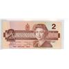 Image 2 : 1986 $2 Low Serial Number. Thiessen-Crow signatures. EGG Prefix. Low Serial Number 0000074. BC-55b-i