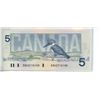 Image 2 : 1986 $5. Crow-Bouey signatures. ENA Prefix. Yellow Back Position Number. BC-56a. Uncirculated.