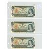 Image 1 : Lot of 3 Consecutive Serial Number 1973 Replacement notes. Lawson-Bouey signatures. *FG Replacement 
