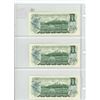 Image 2 : Lot of 3 Consecutive Serial Number 1973 Replacement notes. Lawson-Bouey signatures. *FG Replacement 