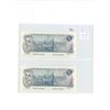 Image 1 : Lot of 2 Consecutive Serial Number 1979 $5 notes. Crow-Bouey signatures. 305 Prefix. Serial Numbers 