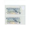 Image 1 : Lot of 2 Consecutive Serial Number 1986 $5 notes. Crow-Bouey signatures. ENA Prefix. Yellow Back Pos