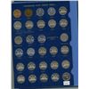 Image 3 : blue book of large nickels-1922 to 1967( rabbit)- missing 1925 & 1926 ( far "6") dimes