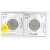 Image 1 : 1901 (victorian)& 1902 (edward)- both silver