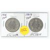 Image 1 : 1918 and 1919- both silver