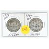 Image 1 : 1939 and 1940- both silver