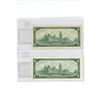 Image 2 : 2- 1967 $1.00 bills- 1 1867-1967 and 1- regular serial number- both like new