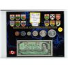 Image 1 : 1967 silver coin set (canada 100th) with 1967 paper $1 bill