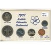 Image 1 : 1971 Canada 6 Coin sealed Set British Columbia