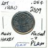 Image 1 : 2009 Canada 25 Cent Men's Hockey Raised 2
