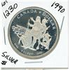 Image 1 : 1990 Canada Silver Dollar Specimen
