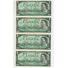 Image 4 : 10 - 1967 Canadian Centennial 1 dollar bills - Beattie/Rasminsky - No Serial #'s - near UNC