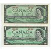 Image 6 : 10 - 1967 Canadian Centennial 1 dollar bills - Beattie/Rasminsky - No Serial #'s - near UNC