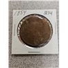 Image 1 : 1854 New Brunswick one penny currency