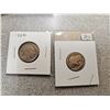 Image 3 : Lot of two Buffalo nickels - 1926 and unknown