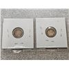 Image 2 : Lot of two silver Canada 5¢ - 1912, 1913