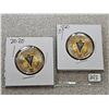 Image 1 : 2 X 2020 Canadian colorized Victory toonies