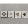 Image 1 : Lot of four 1948 collectible Canadian coins