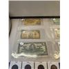 Image 2 : Junior coin collection starter set including shinplasters, CAD currency, foreign notes, $1.00, 50¢ f