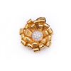 18K Yellow Gold & Diamond Pendant/Brooch
