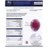 Image 4 : 4.37 ctw UNHEATED Ruby and 0.41 ctw Diamond 14K White Gold Ring
