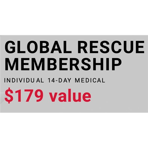 GLOBAL RESCUE 14 DAY MEMBERSHIP