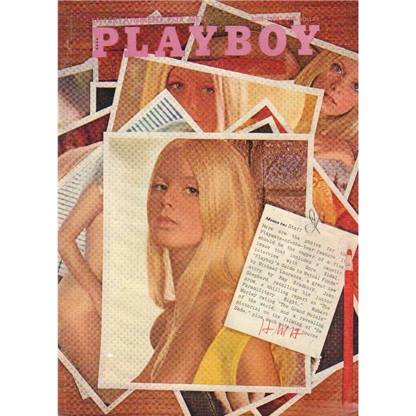 Helena Antonaccio signed vintage full Playboy magazine