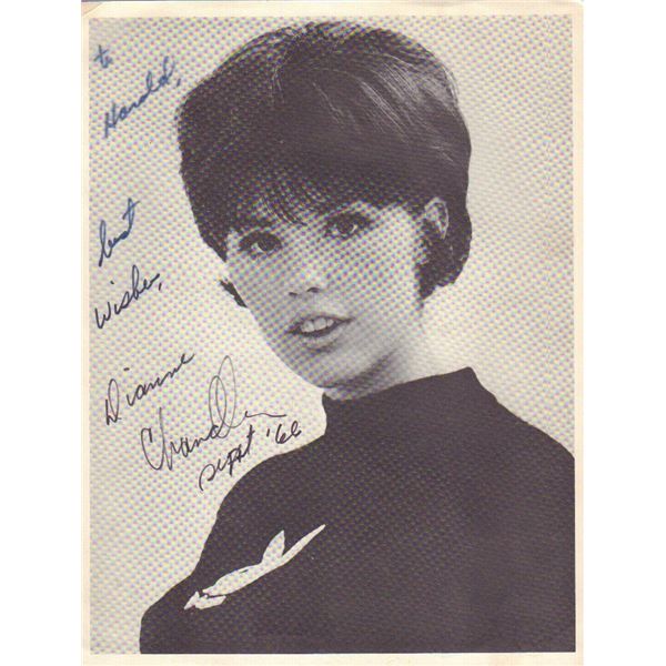 Dianne Chandler signed vintage Playboy photo