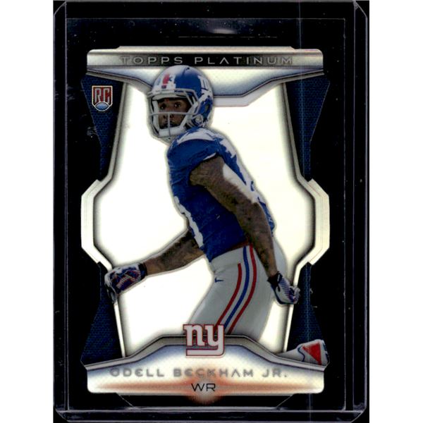 Odell Beckham Jr. Rookie Card Die-Cut 2014 Topps Platinum #PDC-OB