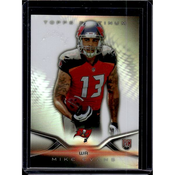 Mike Evans Rookie Card 2014 Topps Platinum #150