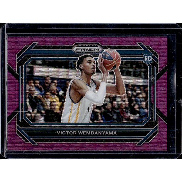 Victor Wembanyama Purple Wave Prizm Rookie Card 2023 Panini Prizm Draft Picks #2