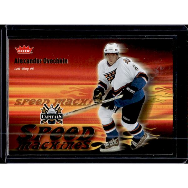 Alexander Ovechkin 2nd Year Card Speed Machines 2006-07 Fleer #SM25